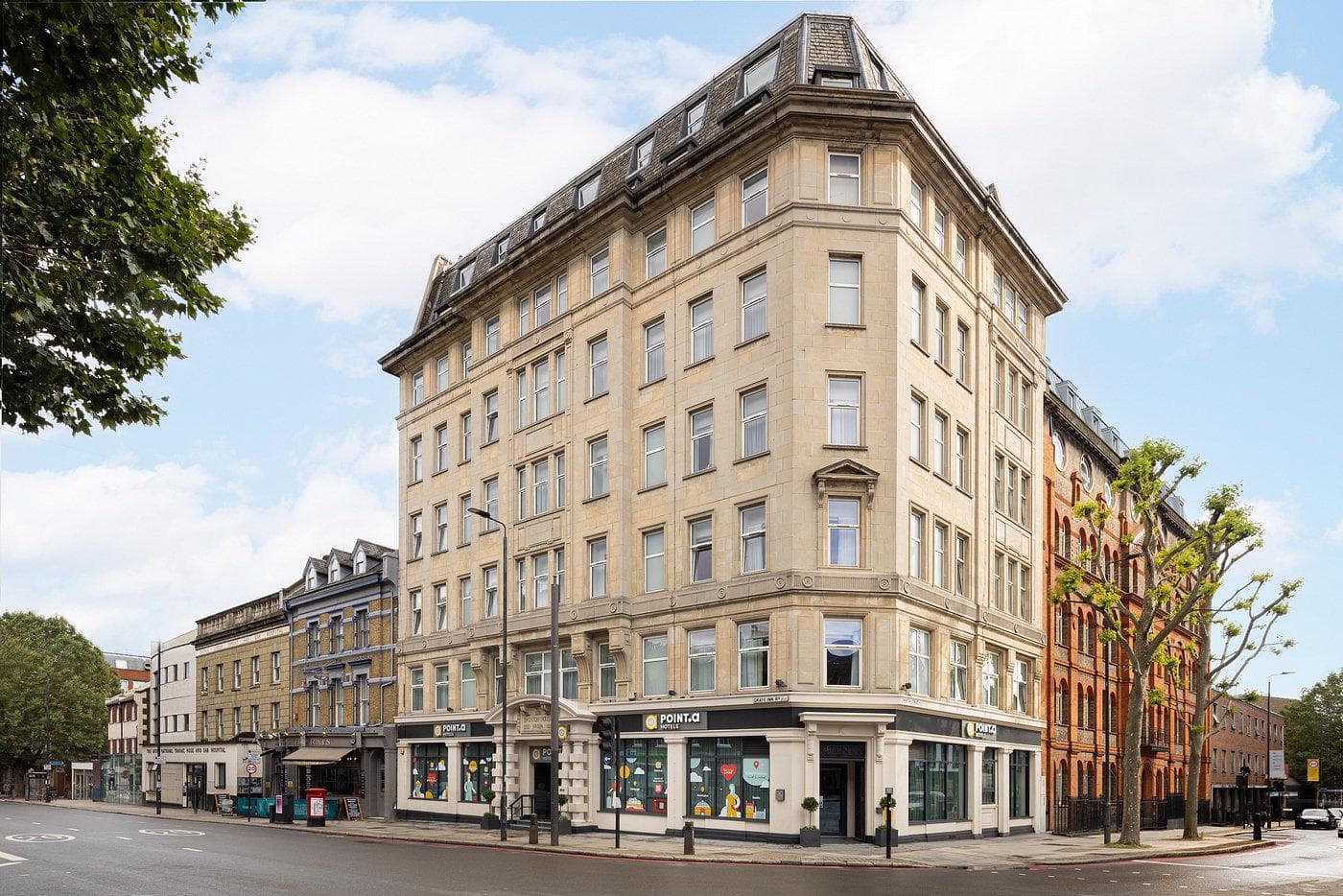 Point A Hotel King's Cross – St Pancras Hotel Front View